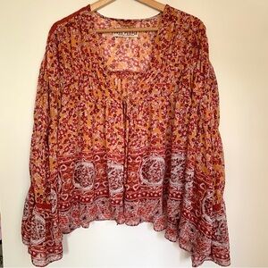 Floral Bohemian Women's Top Free People